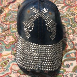 Rhinestone with guns on top and rhinestone on bib